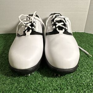Foot Joy Contour Series FJ Golf Shoes Size 8 Medium Men’s Black And White New